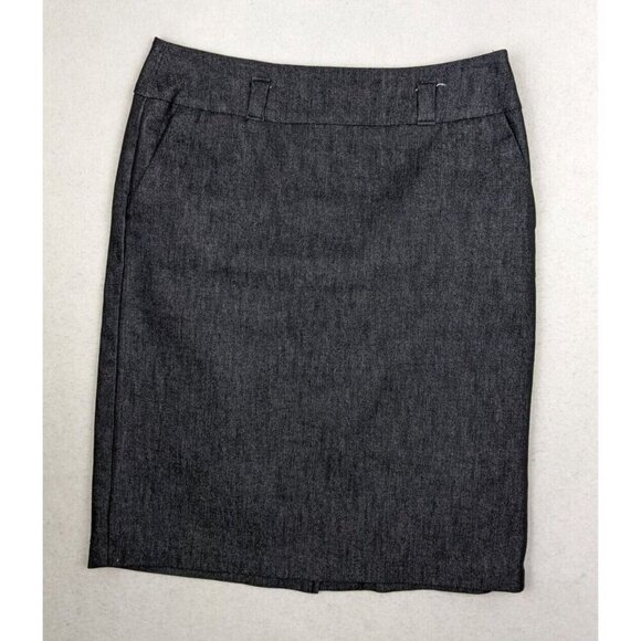 NYC NEW YORK CLOTHING - WOMEN'S DENIM PENCIL SKIRT - SIZE 6 - Picture 1 of 6